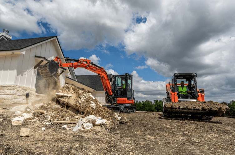 Construction Equipment working on a site