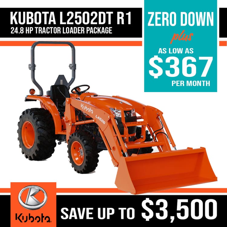 Kubota L2502DT with loader