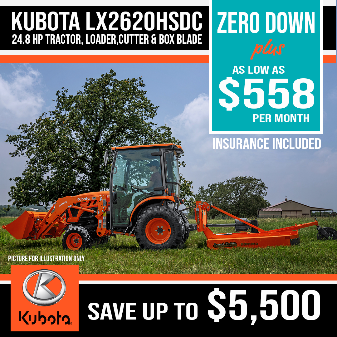 LX2620HSDC Package - WC Tractor